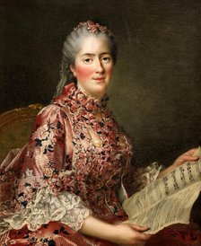Portrait of Princess Sophie of France (1734-1782), ca 1765. Creator: Drouais, François-Hubert (1727-1775).