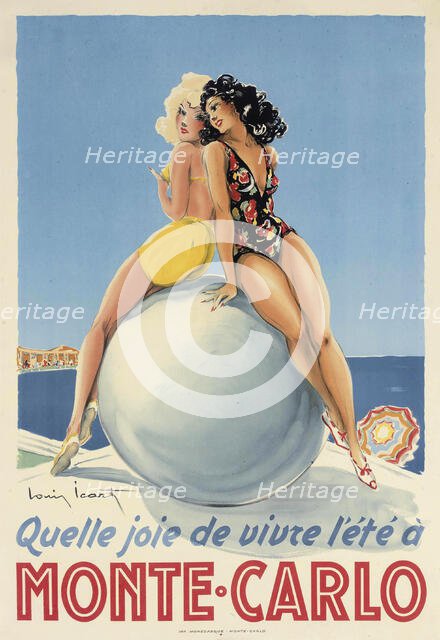Monte-Carlo, c1948. Creator: Icart, Louis Justin Laurent (1888-1950).