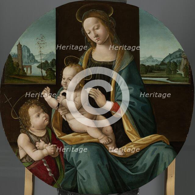 Virgin and Child with the Infant Saint John the Baptist, c.1490-c.1515. Creator: Meester van de Conversazione di Santo Spirito.