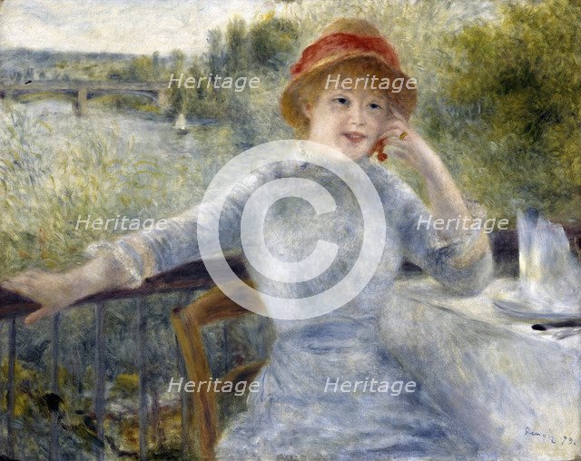 Alphonsine Fournaise, 1879. Artist: Renoir, Pierre Auguste (1841-1919)