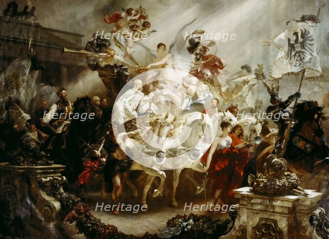 Emperor Wilhelm the Victorious, 1888. Creator: Keller, Ferdinand.