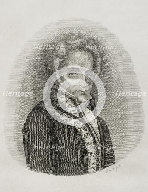 José Aznárez Navarro, (1759-1837), Spanish politician, 1842.  Creator: Pedro Celestino Mare.