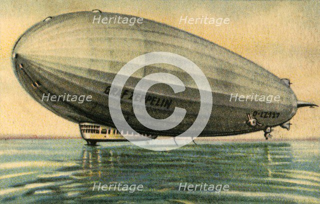 LZ 127 Graf Zeppelin, 1928, (1932).  Creator: Unknown.
