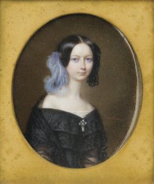 Duchess Helene of Mecklenburg-Schwerin (1814-1858), later Duchess of Orléans, ca 1835. Artist: Meuret, François (1800-1887)