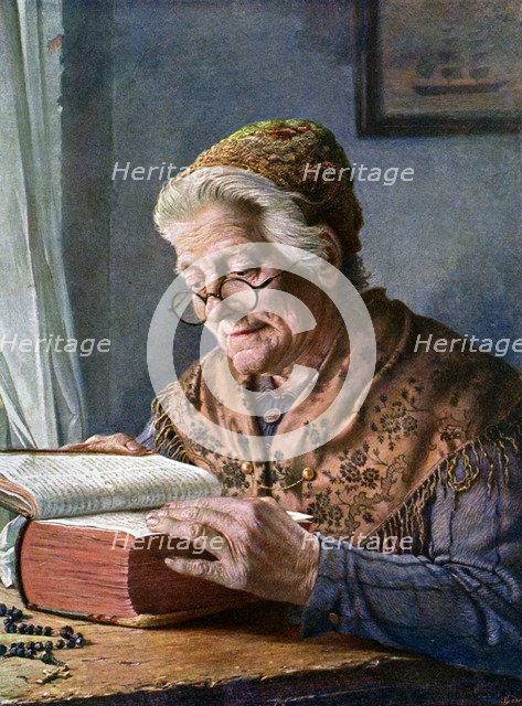 'The Family Bible', 1902-1903. Artist: Frederick Jasper