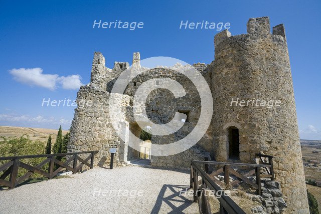 The fortress of Penaranda de Duero, Spain, 2007. Artist: Samuel Magal