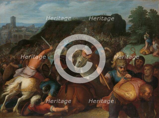 Valentinus Taken Prisoner, 1600-1613. Creator: Otto Van Veen.