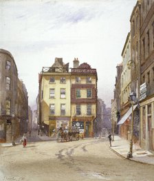Wych Street and Holywell Street, Westminster, London, 1881. Artist: John Crowther