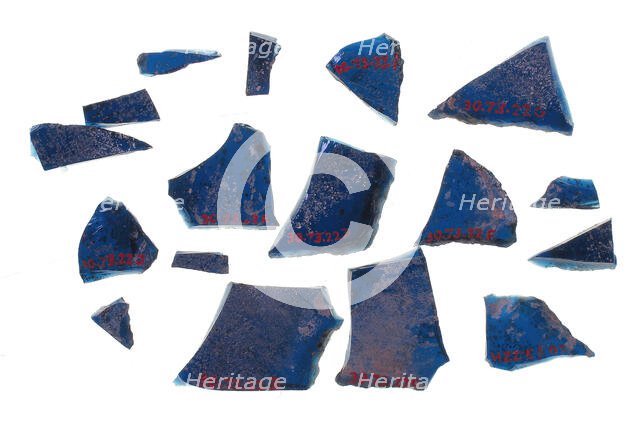 Glass Fragment, European, 13th-14th century (?). Creator: Unknown.