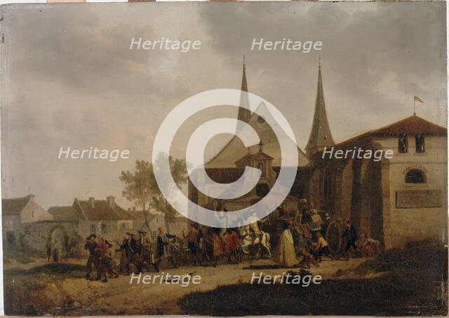Pillage d'une église pendant la Révolution, c1793. Creator: Jacques François Joseph Swebach-Desfontaines.