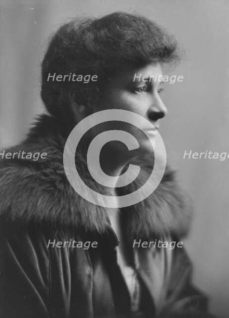 Eland, Kate, Mrs., portrait photograph, 1916. Creator: Arnold Genthe.