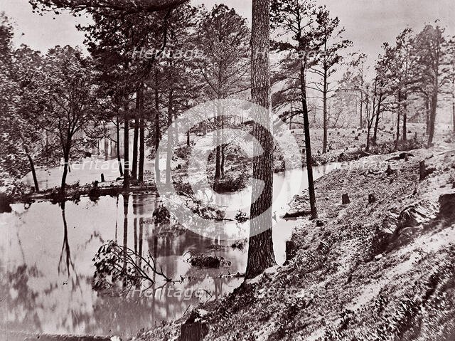 Broadway Landing, Appomattox River, 1864. Creator: William Frank Browne.