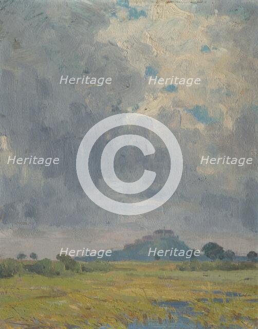 Landscape with a Castle, 1905-1910. Creator: Ludovit Cordak.