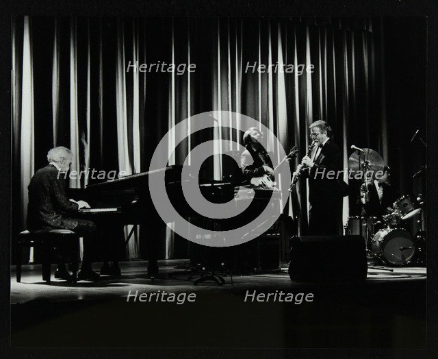 The Dave Brubeck Quartet in concert at the Forum Theatre, Hatfield, Hertfordshire, 10 April 1983. Artist: Denis Williams
