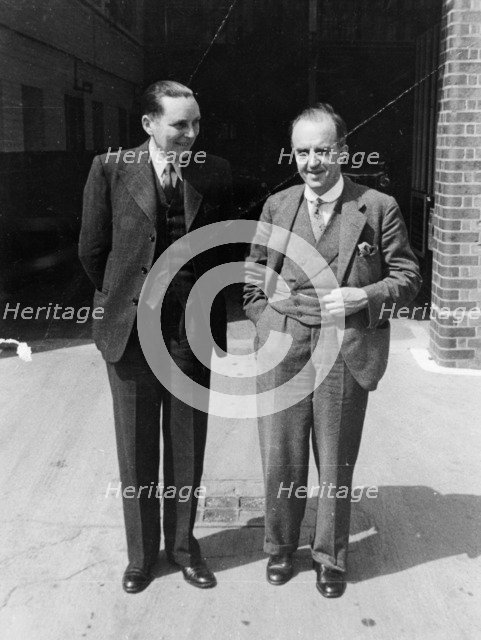 Cecil Kimber (on the right). Artist: Unknown