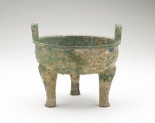 Ritual food vessel (ding), Eastern Zhou dynasty, 8th century BCE. Creator: Unknown.