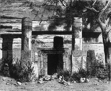 'View of the Subterranean Temple of Mahadeva, Oudghiry', c1891. Creator: James Grant.