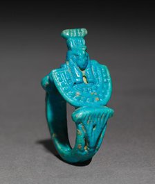 Ring with Aegis of Nepthys, 945-715 BC. Creator: Unknown.