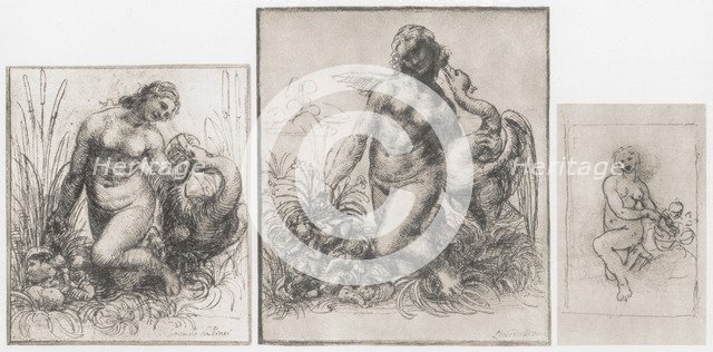 'Leda and the Swan', c1504-1506. Artist: Leonardo da Vinci