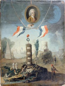 Revolutionary allegory, 1794. Creator: Nicolas Henri Jeaurat de Bertry.