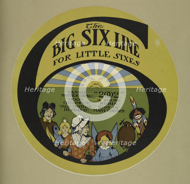 The big six line, c1895 - 1911. Creator: Unknown.