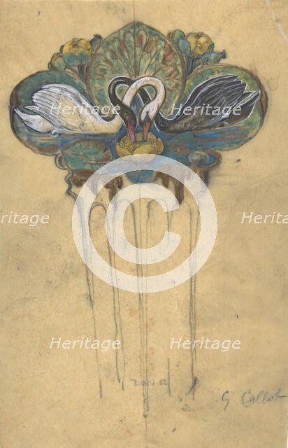 Design for a Haircomb, n.d.. Creator: Jacques Caillot.