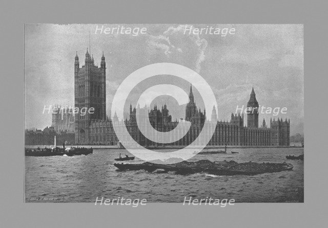 The Houses of Parliament, London, c1900. Artist: Frith & Co.
