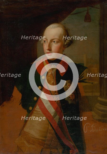 Study for a portrait of Emperor Joseph II, 1769. Creator: Pompeo Batoni.