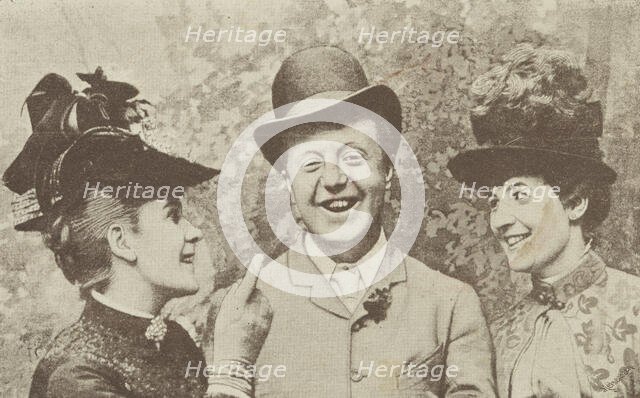 Harry Nicholls in "Pleasure" at the Drury Lane theatre, late 19th century.  Creator: Unknown.