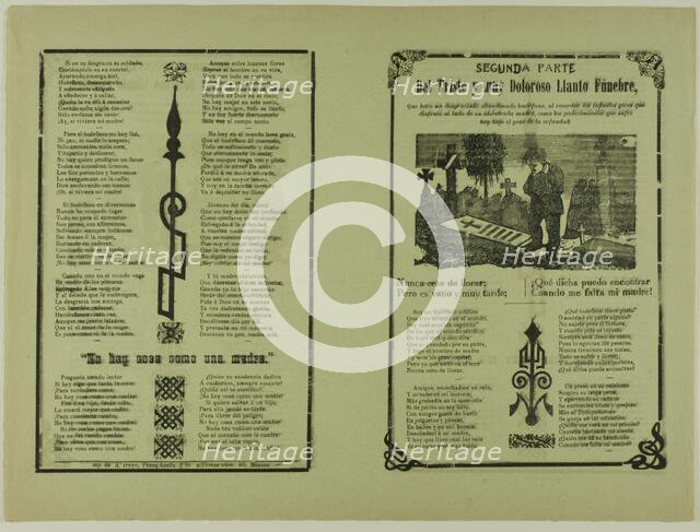 Segunda parte del triste y muy doloroso llanto fúnebre (Second Part of the Sad and..., n.d. Creator: Manuel Manilla.