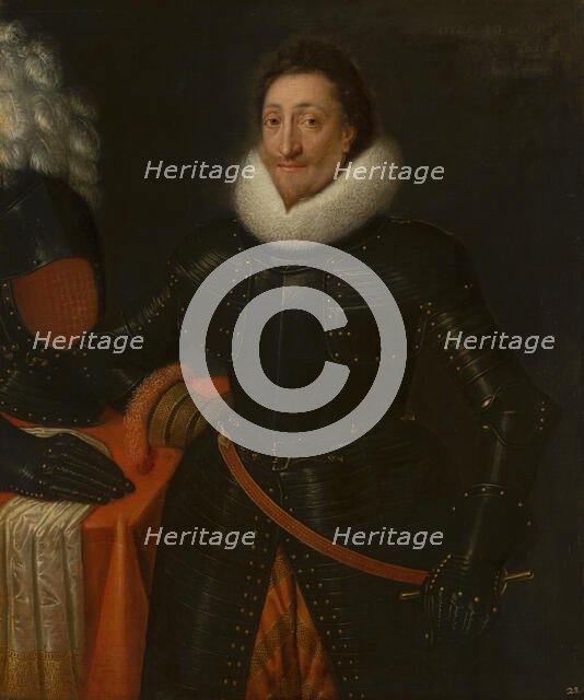 Portret van een officier. Creator: Franciscus de Goltz.