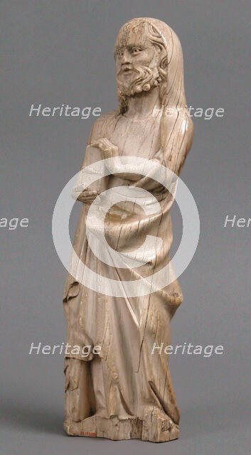 Apostle Holding a Book, French (?), late 13th century. Creator: Unknown.