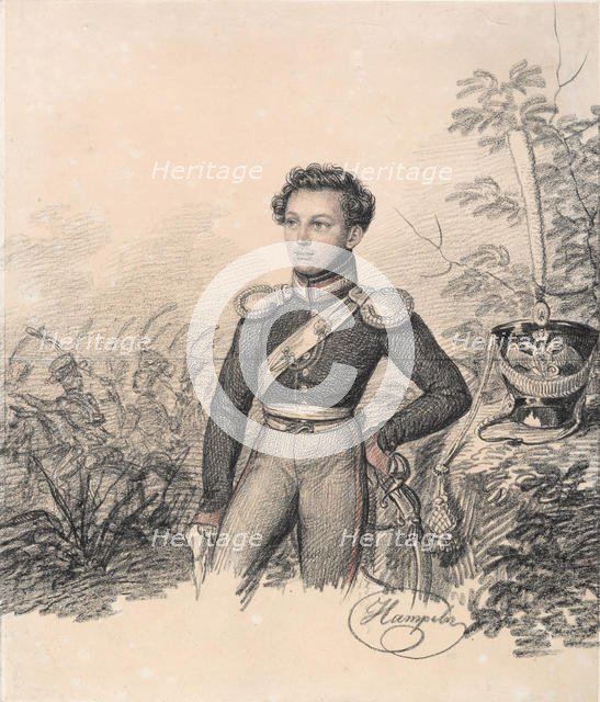Portrait of Pavel Kotlubitsky, End of 1810s. Creator: Hampeln, Carl, von (1794-after 1880).