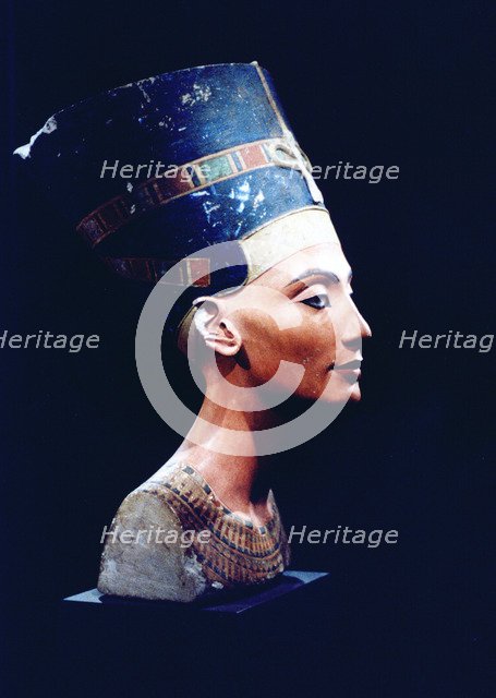 Nefertiti, Egyptian queen and consort of Akhenaten, 14th century BC. Artist: Unknown