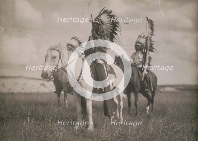 Sioux chiefs, c1905. Creator: Edward Sheriff Curtis.