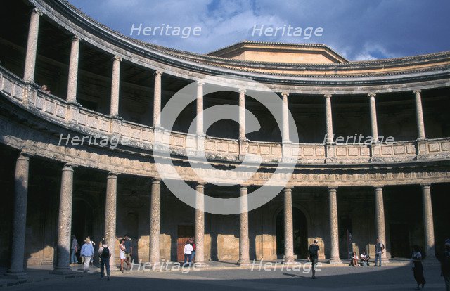 Palace of Charles V, Alhambra, Granada, Andalusia, Spain