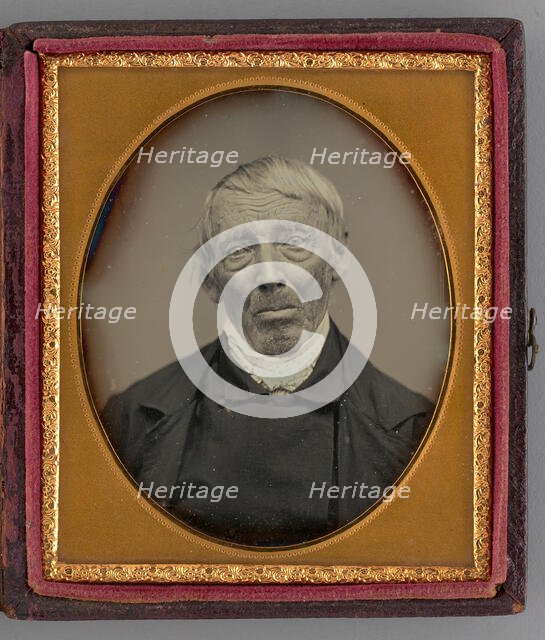 Untitled (Portrait of a Man), 1855. Creator: Unknown.