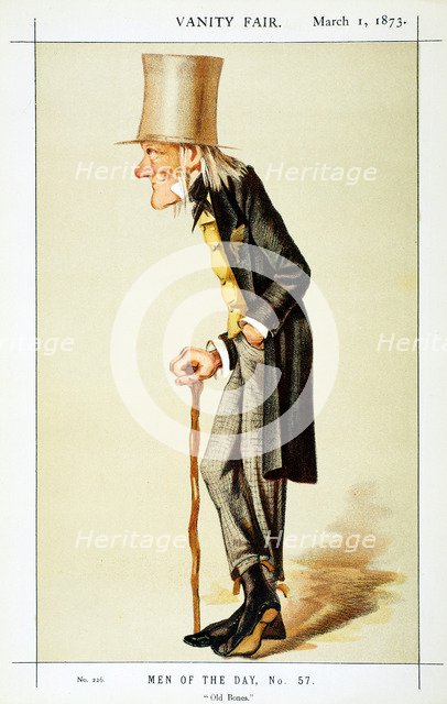 Richard Owen, British zoologist, 1873. Artist: Spy