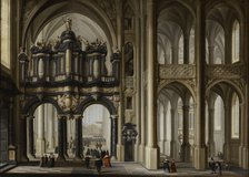 A Church Interior, 1642. Creator: Dirck van Delen.