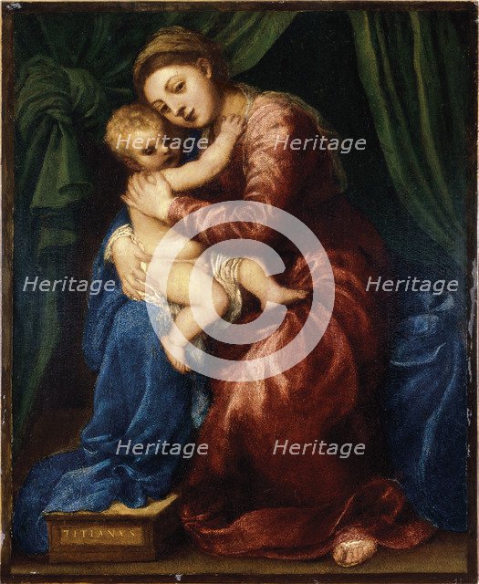 The Virgin and Child. Artist: Titian (1488-1576)