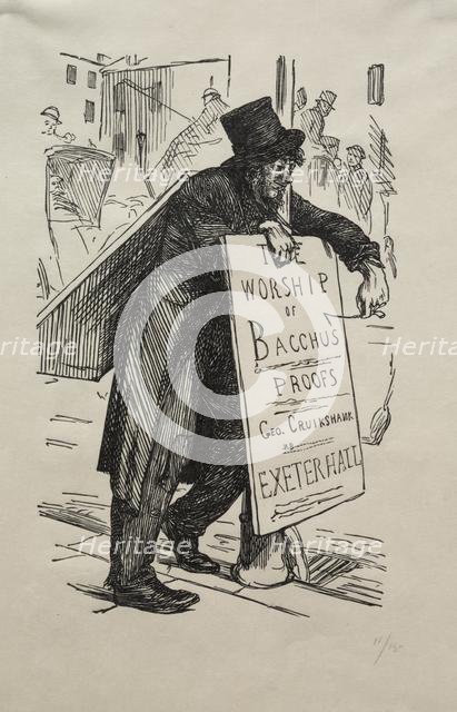 The Modern Art of Advertising, 1863. Creator: George Louis Palmella Busson Du Maurier (British, 1834-1896).