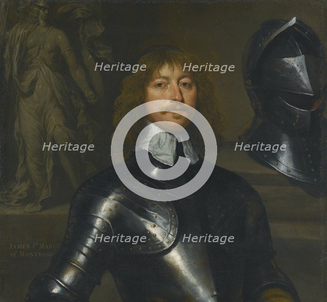 Portrait of James Graham, 1st Marquess of Montrose (1612-1650). Artist: Dobson, William (c. 1610-1646)