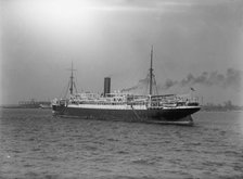 Appam, S.S. British Ship Captured By Germans, Interned In U.S., 1916. Creator: Harris & Ewing.