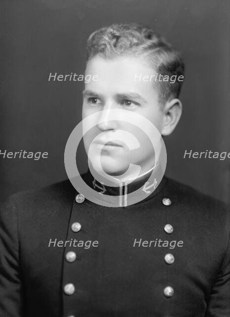 Strong Boozer, Midshipman - Portrait, 1933. Creator: Harris & Ewing.
