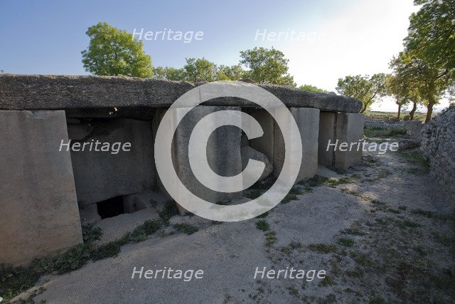 Numidian tombs at Mactaris, Tunisia. Artist: Samuel Magal