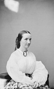 Miss A.J. Evans, between 1855 and 1865. Creator: Unknown.