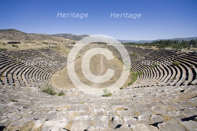 The stadium at Aphrodisias, Turkey. Artist: Samuel Magal