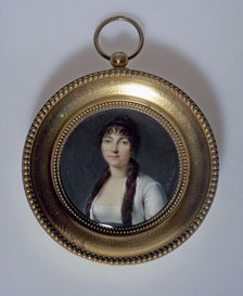Portrait of a young woman, c1805. Creator: Étienne-Charles Leguay.