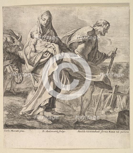 Flight into Egypt. Creator: Robert van Audenaerde.