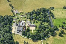 Cokenhach House, country house with formal, walled and water gardens, Hertfordshire, 2024. Creator: Damian Grady.